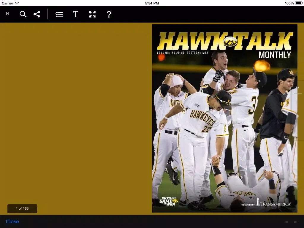 Ảnh chụp màn hình của Hawk Talk iPad 