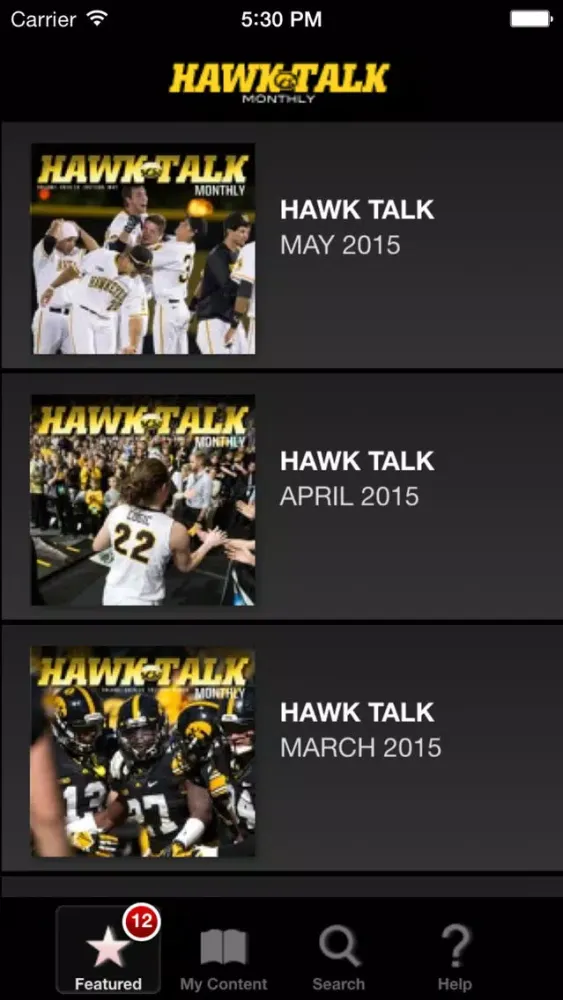 Ảnh chụp màn hình của Hawk Talk