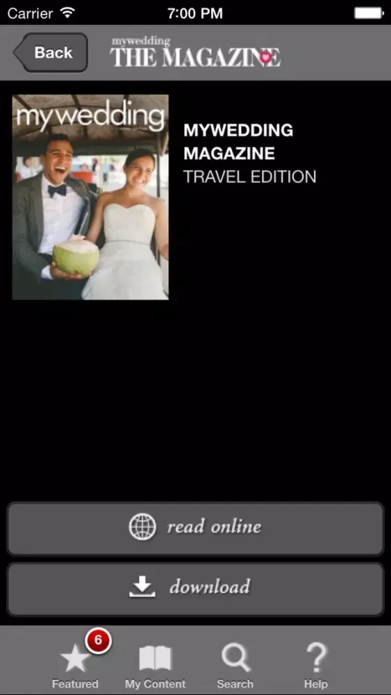 Tangkapan skrin mywedding The Magazine