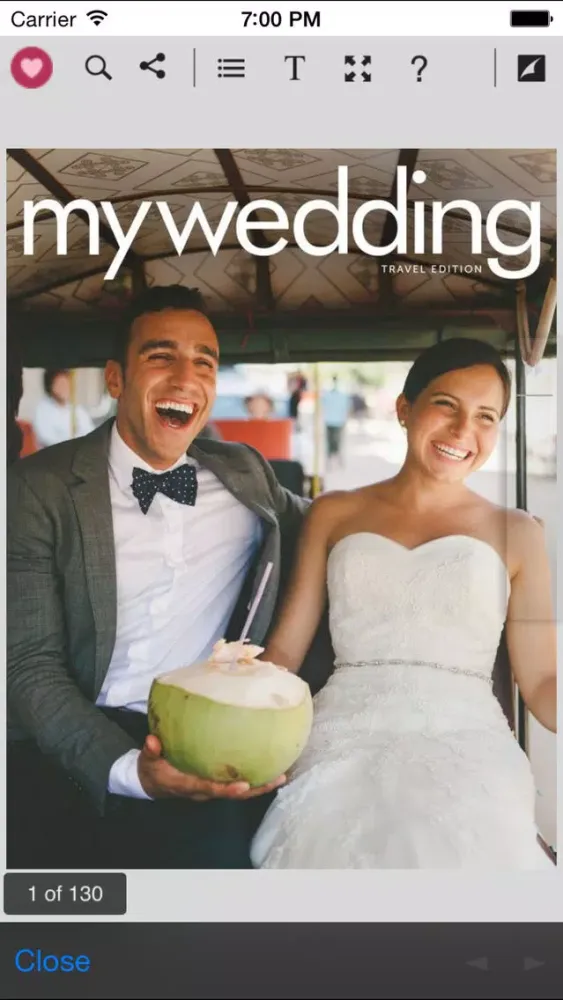 Tangkapan skrin mywedding The Magazine