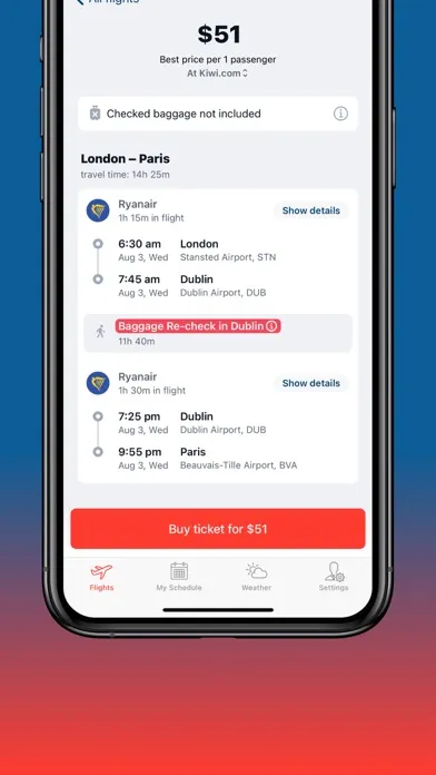 Fly Ticket Flight Booking應用截圖