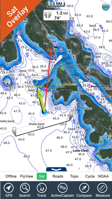 Croatia Nautical Charts HD GPS应用截图