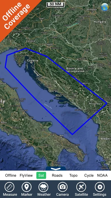 Croatia Nautical Charts HD GPS应用截图