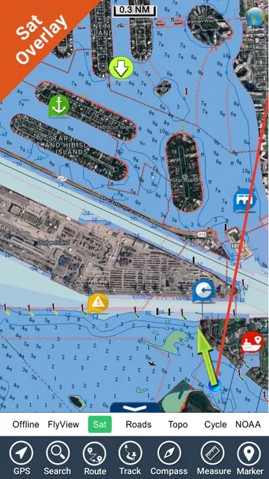 Florida Nautical Charts GPS HD Ekran Görüntüleri