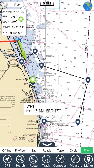 Tangkapan layar Florida Nautical Charts GPS HD