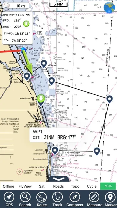 Florida Nautical Charts GPS HD Ekran Görüntüleri