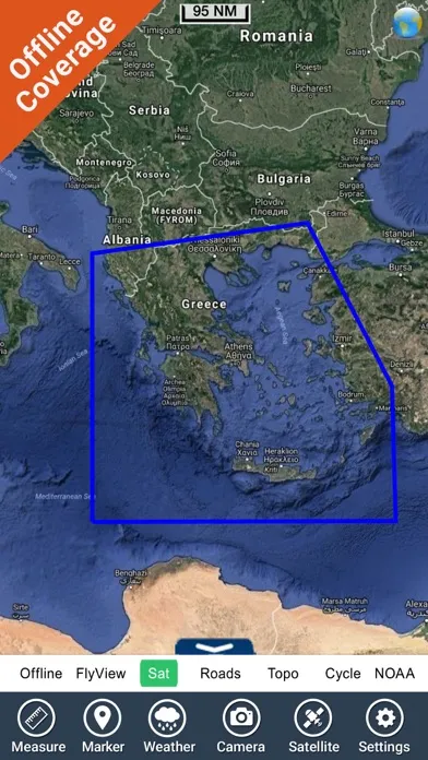Capturas de tela do Boating Greece HD GPS Charts