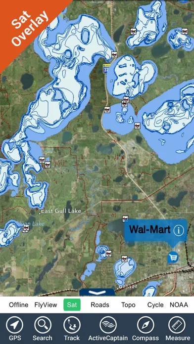 Maine Lakes - GPS fishing maps Screenshots