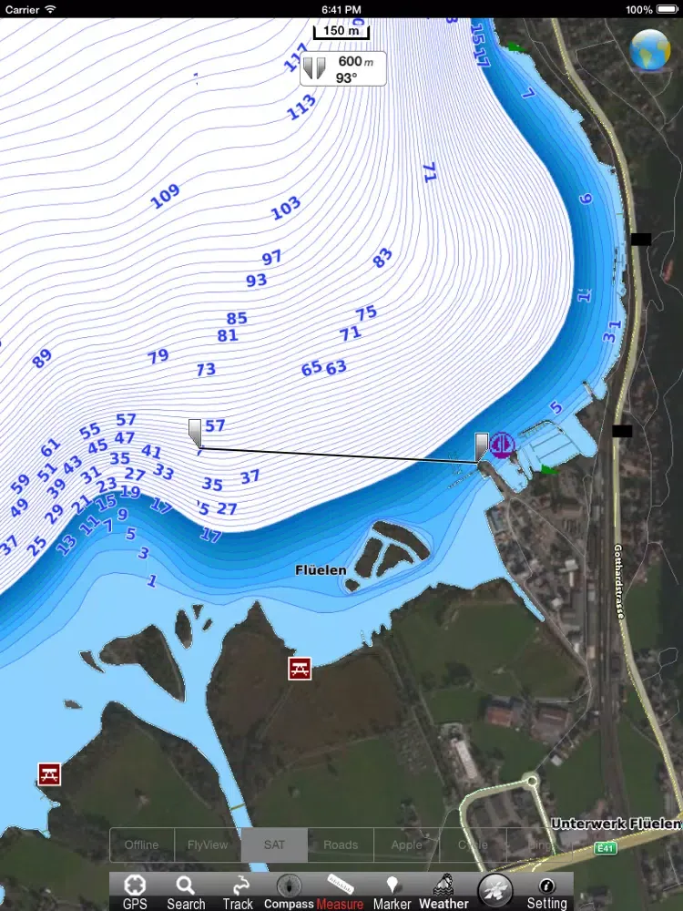 صور Lucerne - Lauerz HD GPS Charts iPad 