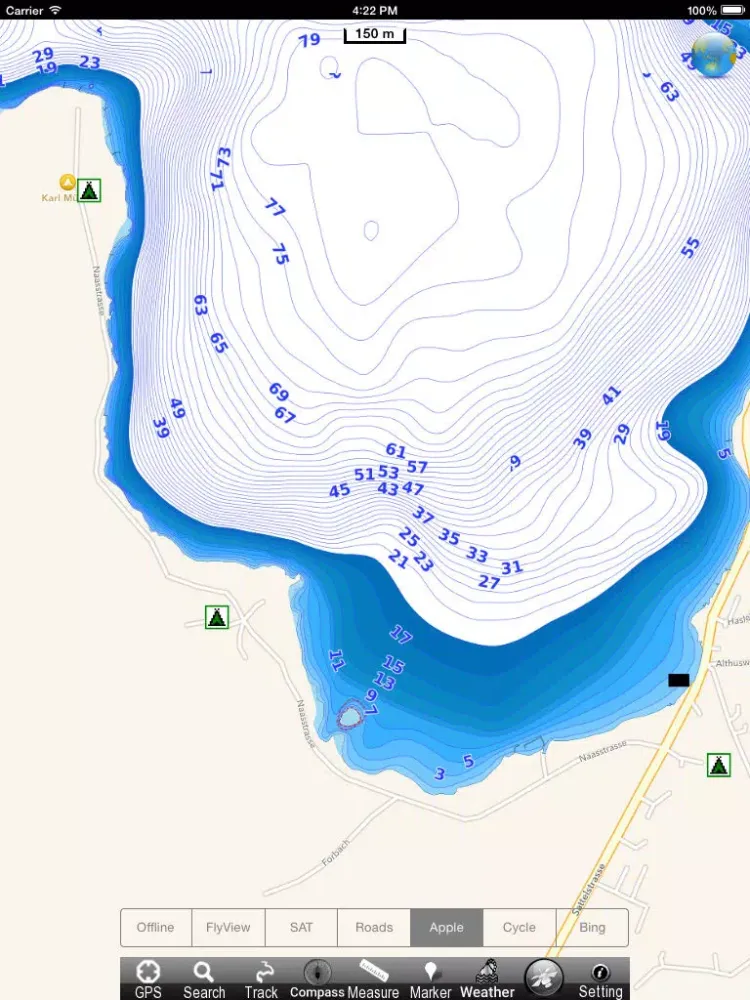صور Lake : Zug - Aegeri HD - GPS Map Navigator iPad 
