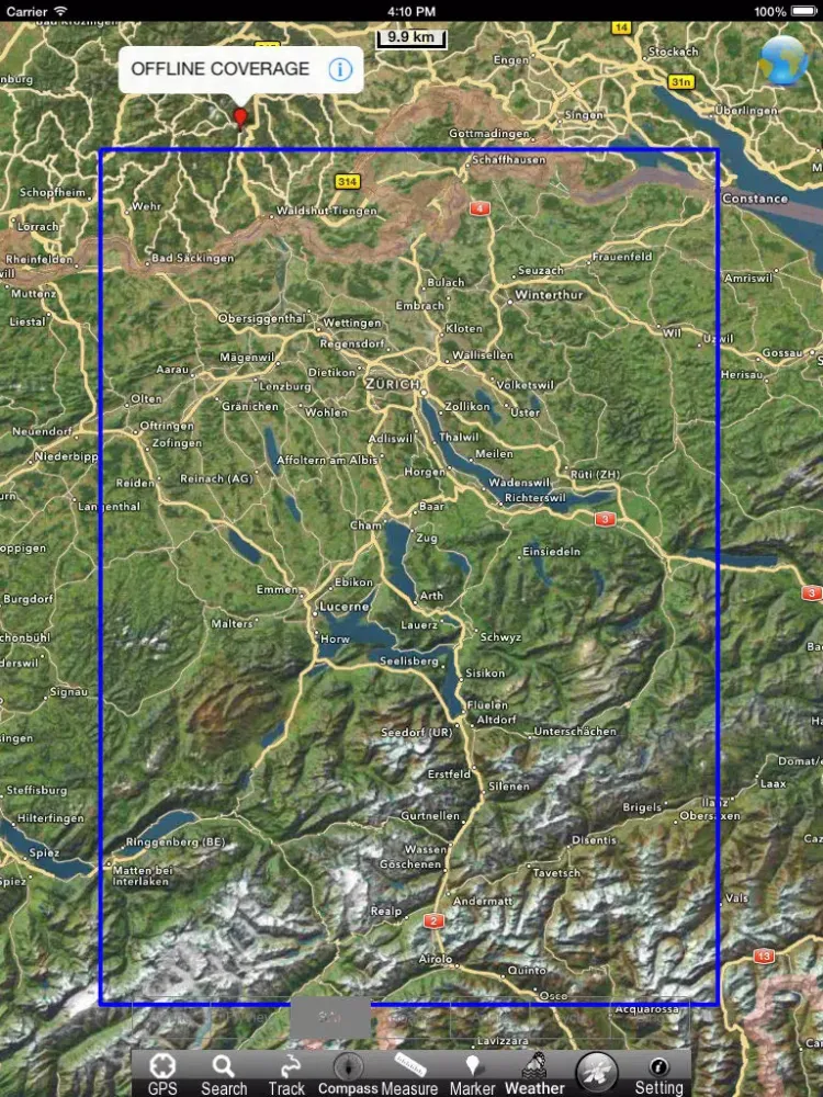 صور Lake : Zug - Aegeri HD - GPS Map Navigator iPad 