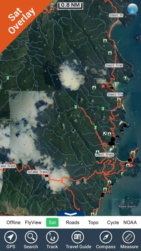 Abel Tasman National Park GPS charts Navigator应用截图
