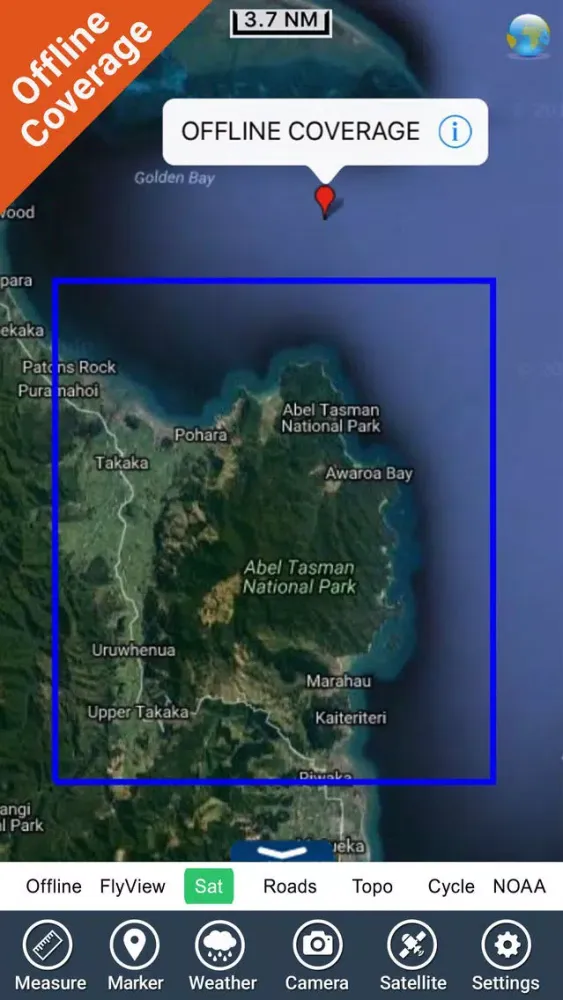Abel Tasman National Park GPS charts Navigator应用截图