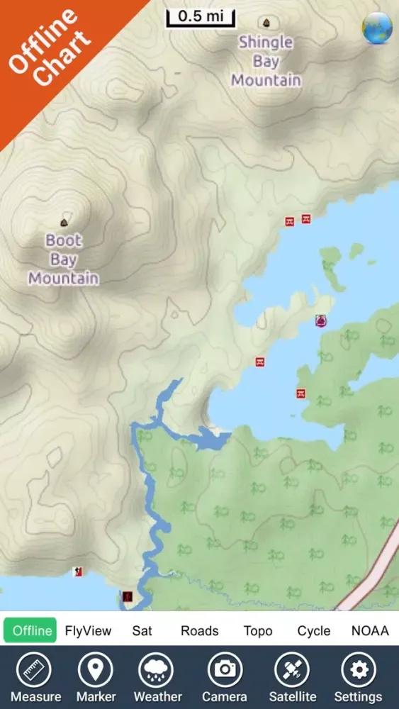 Adirondack State Park - GPS Map Navigator 스크린샷