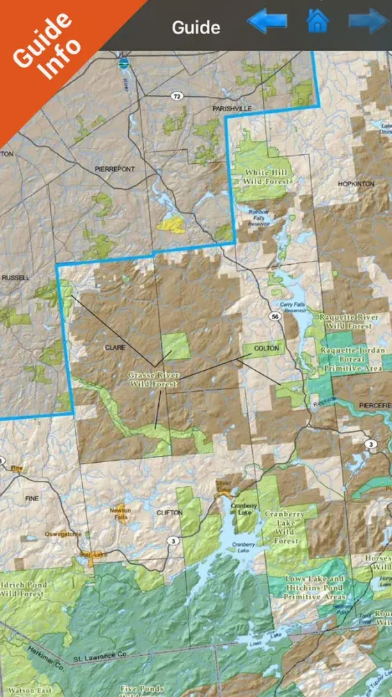 Adirondack State Park - GPS Map Navigator 스크린샷