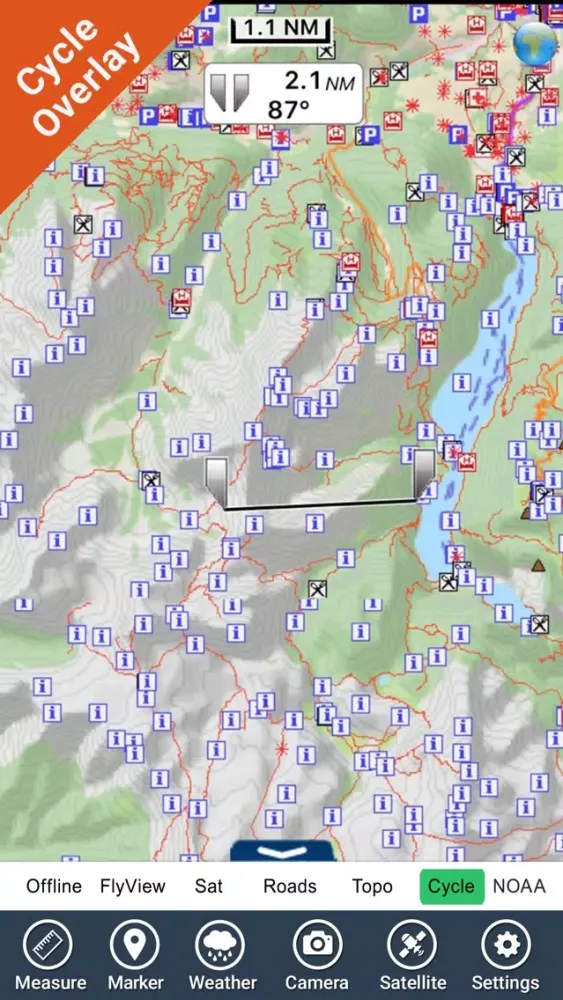 Berchtesgaden National Park - GPS Map Navigator スクリーンショット