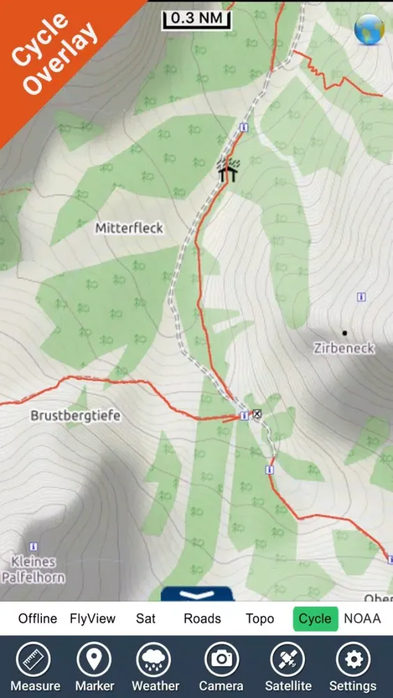 Berchtesgaden National Park - GPS Map Navigator スクリーンショット