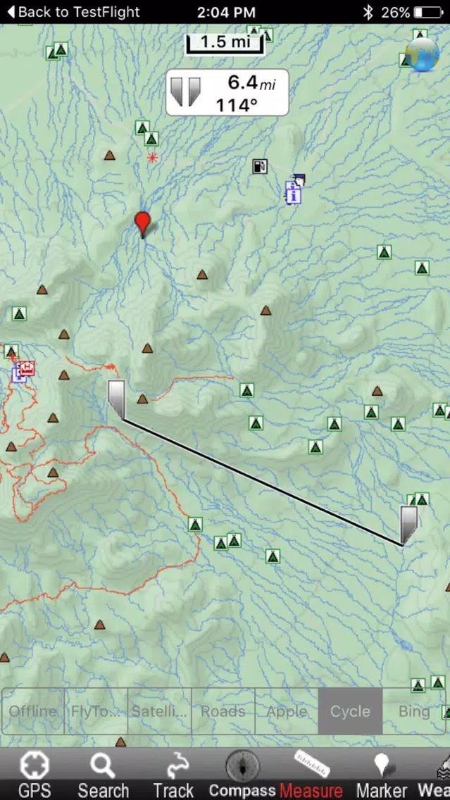 Capturas de tela do Big Bend National Park - GPS Map Navigator