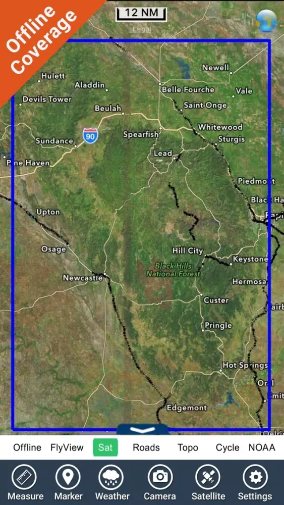 Black Hills NF (SD/WY) - GPS Map Navigator স্ক্রিনশট