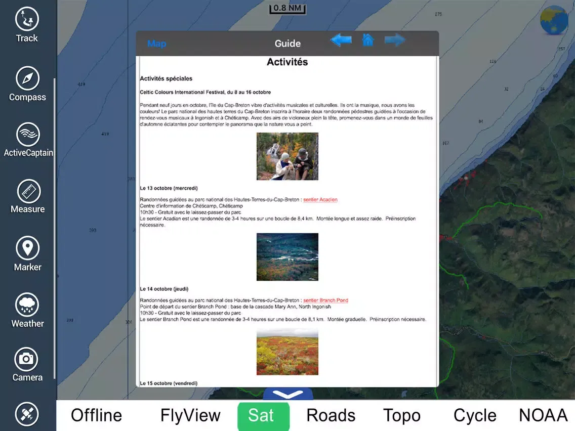 صور Cape Breton Highlands NP HD GPS charts Navigator iPad 