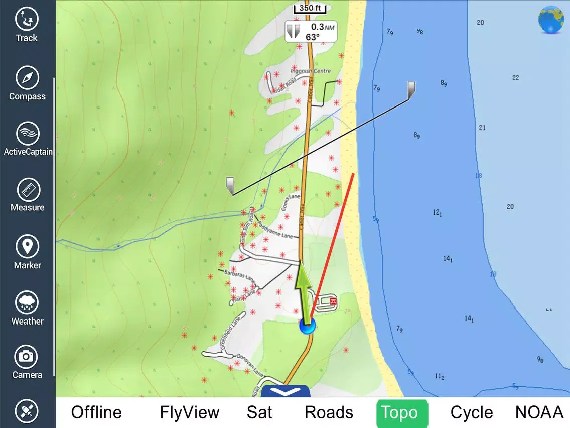 صور Cape Breton Highlands NP HD GPS charts Navigator iPad 