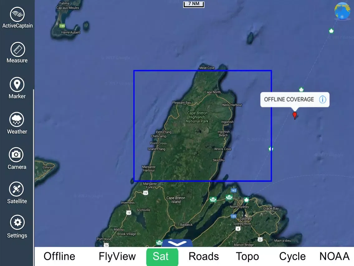 صور Cape Breton Highlands NP HD GPS charts Navigator iPad 