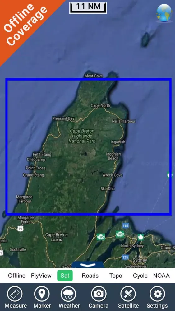 صور Cape Breton Highlands NP HD GPS charts Navigator