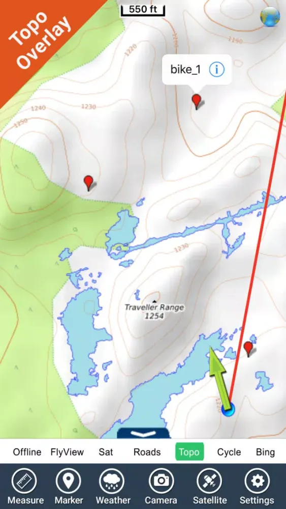 صور Cradle Mountain-Lake St Clair NP GPS outdoor map