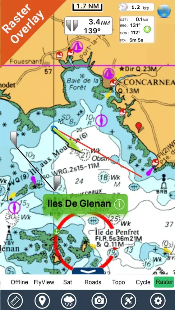 France Atlantic HD GPS charts 스크린샷