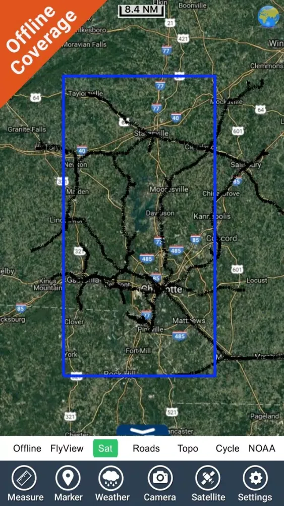 Captures d'écran de Lake Norman North Carolina GPS fishing charts
