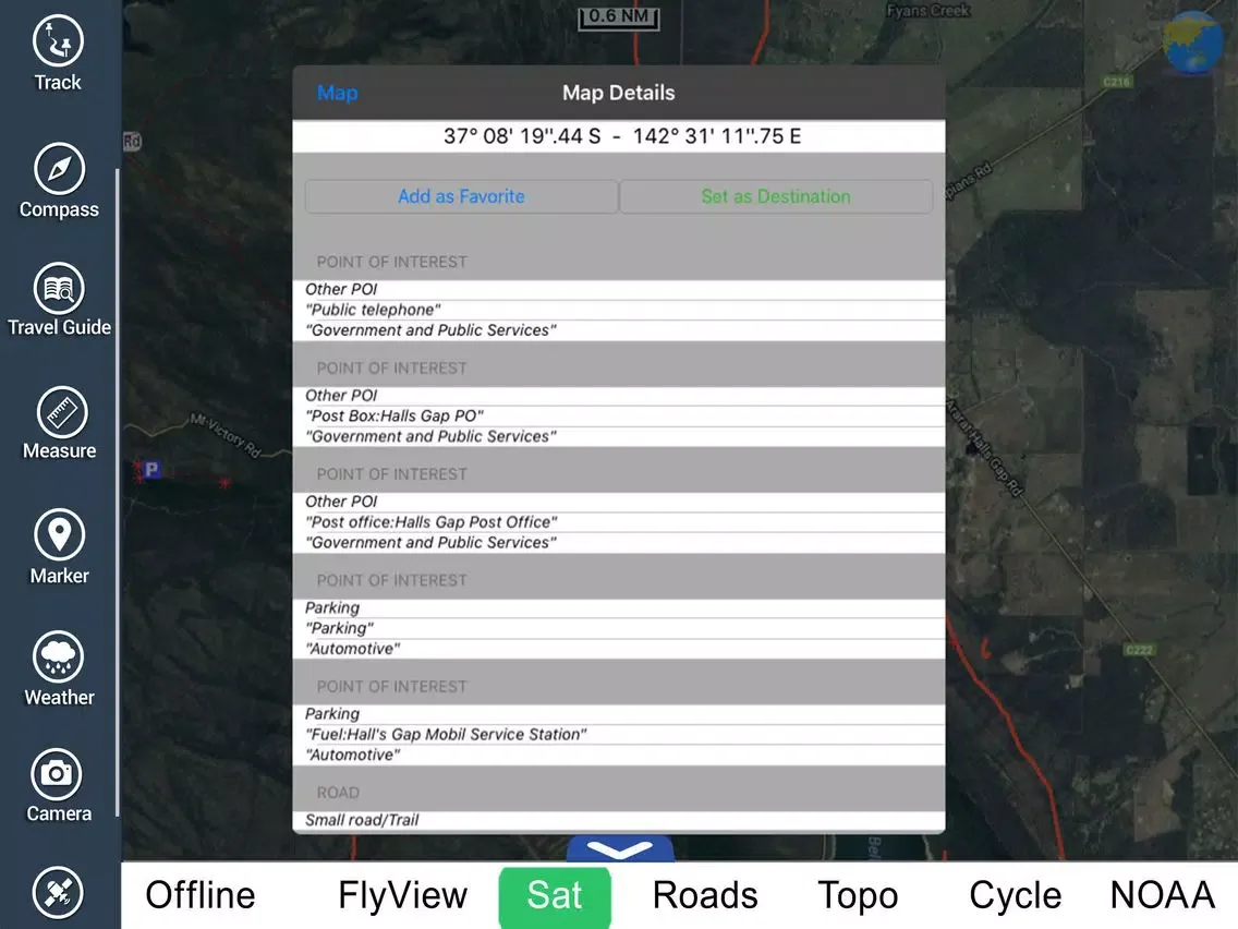 Grampians NP HD GPS and outdoor map with guide iPad  স্ক্রিনশট