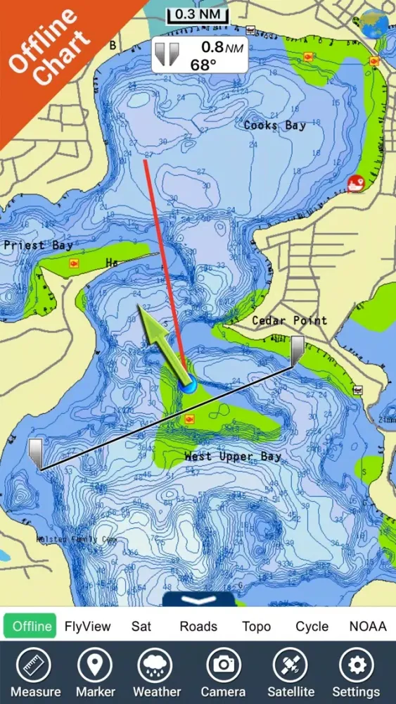 Lake Minnetonka GPS map offline fishing charts স্ক্রিনশট