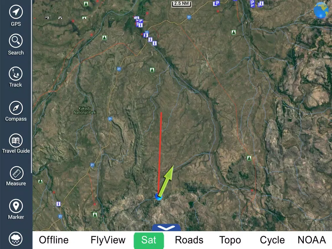 Kakadu National Park HD GPS Charts Navigator iPad  スクリーンショット