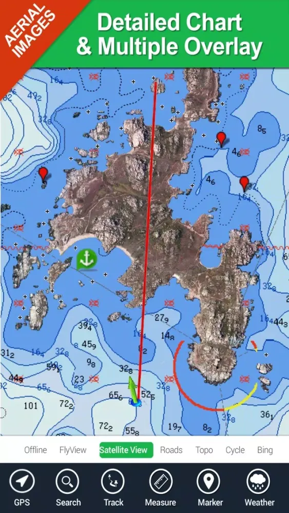 Capturas de pantalla de The Maddalena Arcipelago Park - GPS Map Navigator