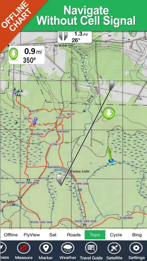 Capturas de pantalla de The Maddalena Arcipelago Park - GPS Map Navigator