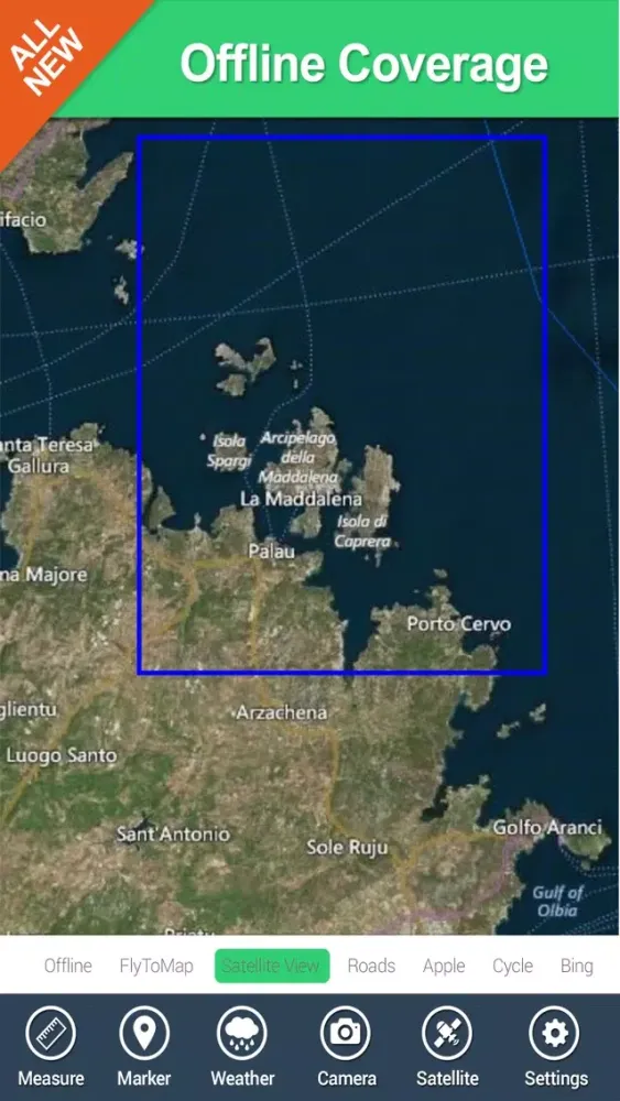 Capturas de pantalla de The Maddalena Arcipelago Park - GPS Map Navigator