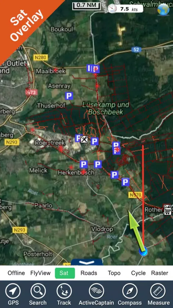 Meinweg National Park GPS and outdoor map スクリーンショット