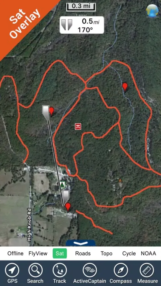 Shawnee National Forest - GPS Map Navigator Screenshots