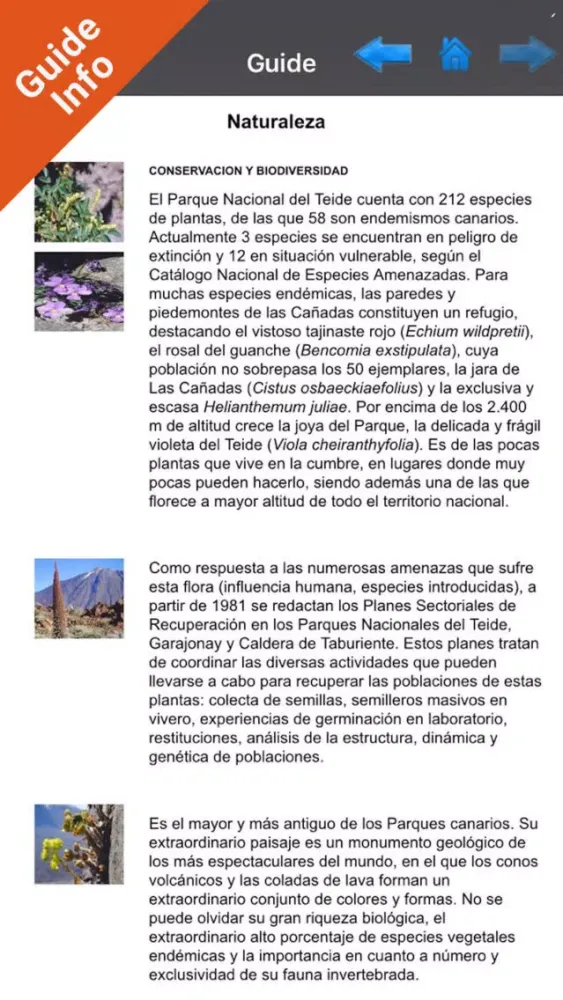 Parque Nacional del Teide - GPS Map Navigator Screenshots
