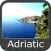 Boating Adriatic Sea South East GPS Map Navigator