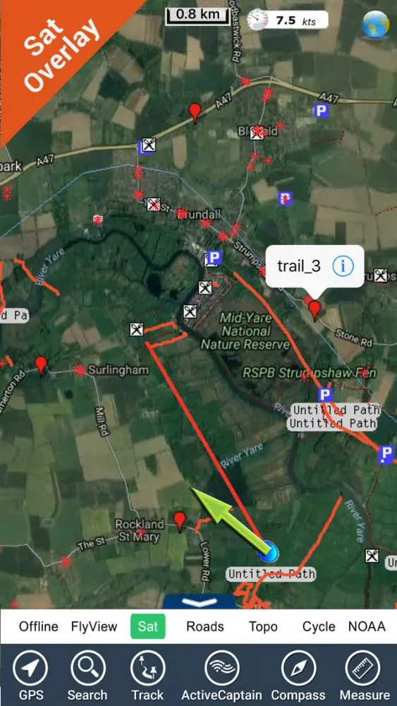 The Broads National Park - GPS Map Navigator स्क्रीनशॉट