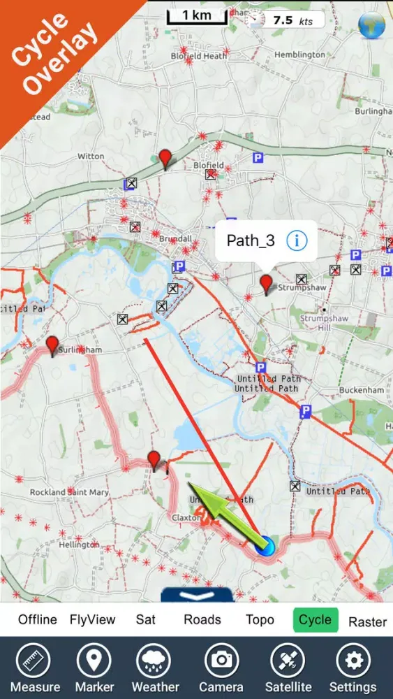 The Broads National Park - GPS Map Navigator स्क्रीनशॉट