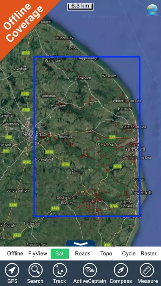 The Broads National Park - GPS Map Navigator स्क्रीनशॉट