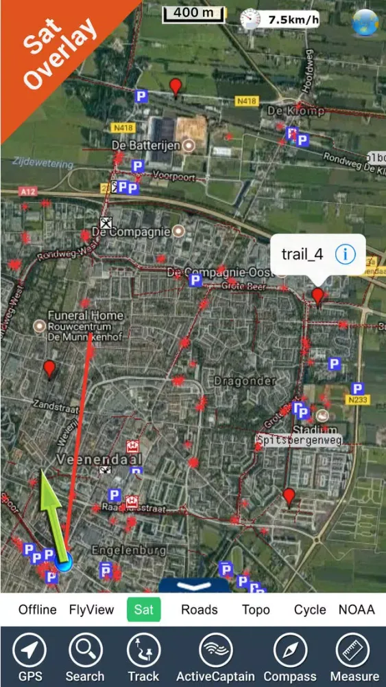 Скриншоты Utrechtse Heuvelrug NP GPS Map