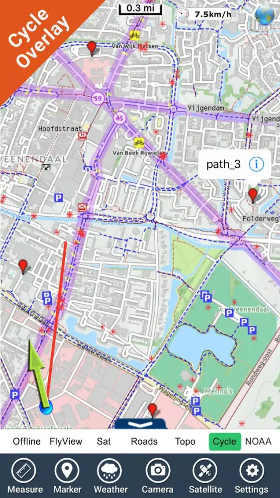 Скриншоты Utrechtse Heuvelrug NP GPS Map