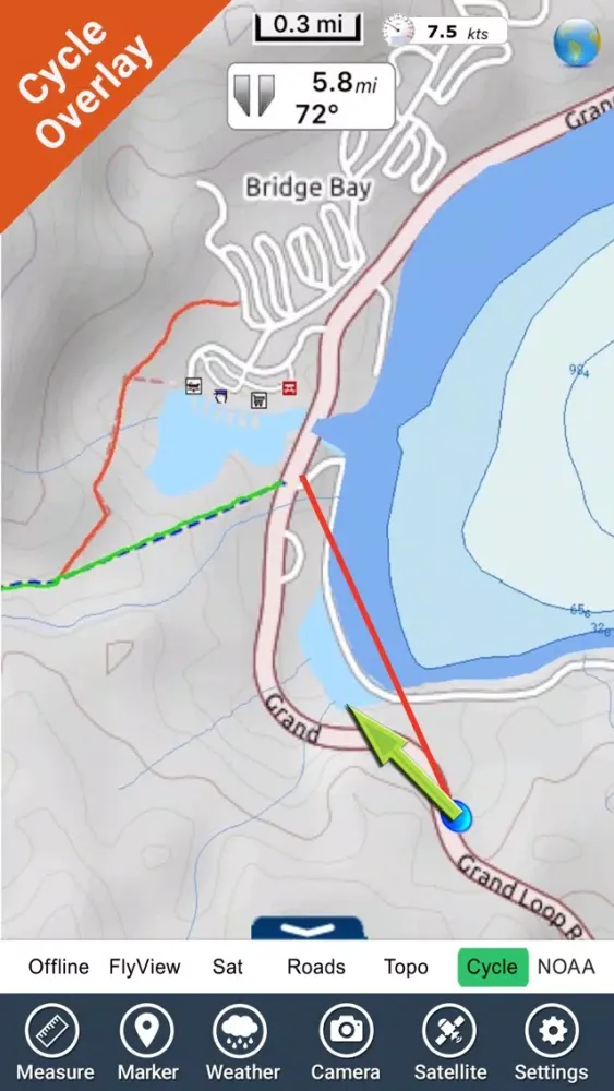 Ảnh chụp màn hình của Yellowstone National Park - GPS Map Navigator