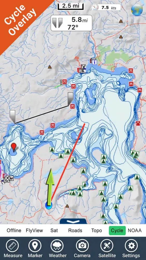 Ảnh chụp màn hình của Yellowstone National Park - GPS Map Navigator