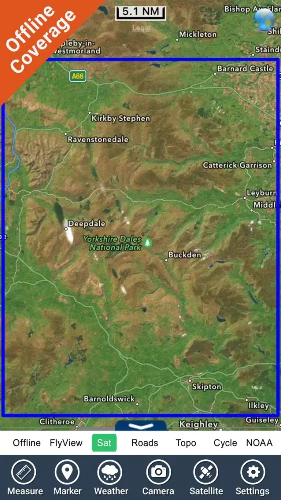 Yorkshire Dales Park UK charts स्क्रीनशॉट