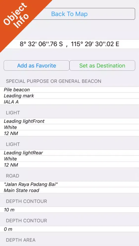 Ảnh chụp màn hình của Bali - GPS Map Navigator