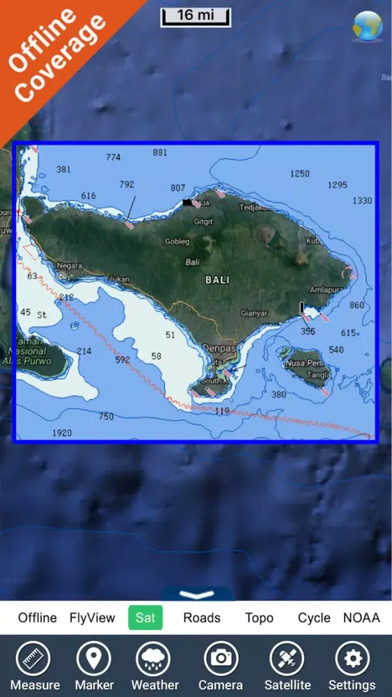 Ảnh chụp màn hình của Bali - GPS Map Navigator